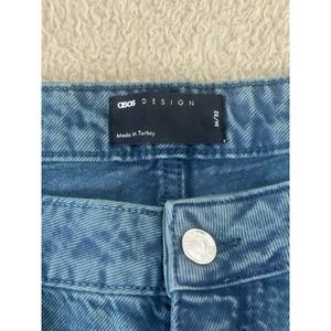 ASOS Design Baggy Skater Jeans Mens Size 36X32 Teal Wash‎ Carpenter Grunge Denim